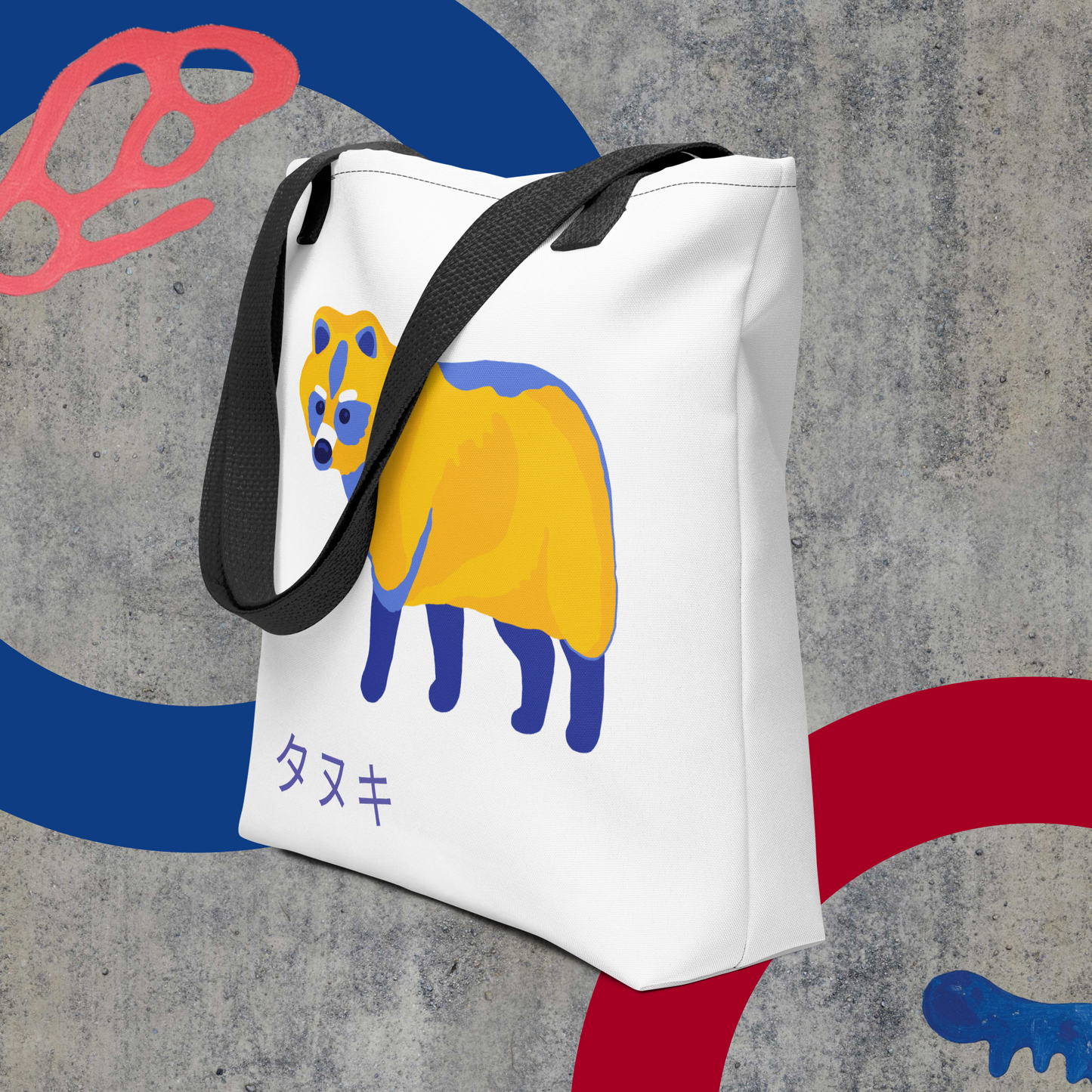 Tote bag Tanuki